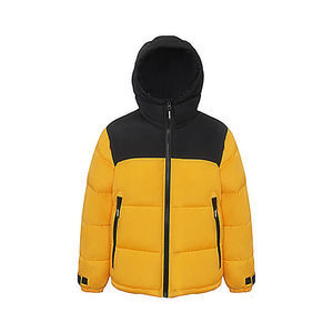 Veste d'hiver matelassée personnalisable pour homme North Face avec capuche, manteau d'hiver en duvet avec motif de lettres de conception OEM - Product Image 3