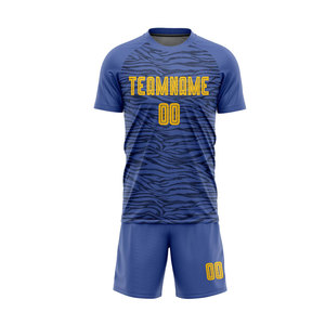 Blue White Color Sleeveless Custom Adult <b>Soccer</b> Football Kit Men Sports Training Wear Printed Summer Quick Dry 100% Polyester - Product Image 5
