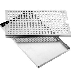 Vassoio raccogligocce per Kegerator in acciaio inox 304 con 4 cuscinetti in gomma antiscivolo e coperchio rimovibile, resistente al calore/al freddo - Product Image 1