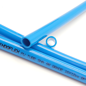 Tuyau pneumatique flexible renforcé en PU, tubes en plastique légers pour usage industriel, Ascent India 98PU1612, rond de 16 mm, 100 m - Product Image 3