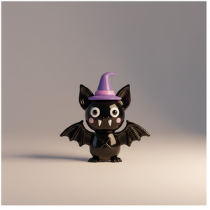 Presse-papiers décoratif en cristal Art Déco fait main en verre, motif chauve-souris Halloween et Pâques, pour la maison, le bureau et le tableau de bord de la voiture - Cadeau - Product Image 1