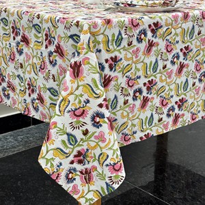 Cotton Indian Hand Block Printed <b>Tablecloth</b> For Wedding Farmhouse Buffet Housewarming Restaurant Picnic Boho Home - Product Image 2