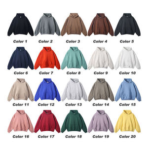 Sudadera con capucha de entrenamiento gruesa y cálida, personalizada con costuras a la mitad, ropa de marca privada - Product Image 6