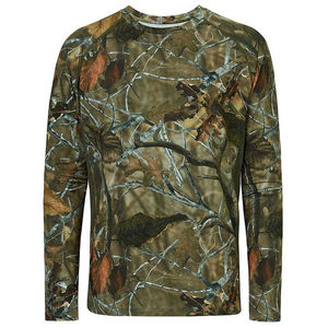 Camiseta Ligera y Transpirable de Poliéster para Caza y Entrenamiento al Aire Libre, Camuflaje Bosque - Product Image 1