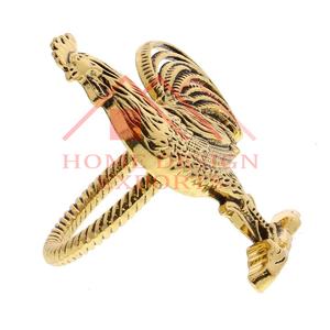 แหวนผ้าเช็ดปากทำจากอลูมิเนียมรูปกวางเรนเดียร์พร้อมห่วงรัดผ้าเช็ดปากสีทองประดับโต๊ะในบ้านโรงแรมและร้านอาหาร - Product Image 6