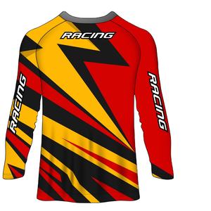 Vêtements de course de moto amples avec un design personnalisé et un imprimé par sublimation de logo, adaptés aux hommes et aux femmes, au prix de gros - Product Image 4