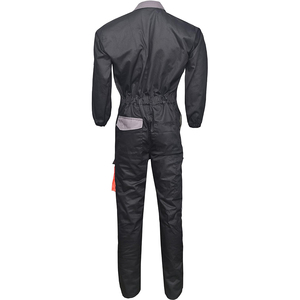 Overoles Negros de Poliéster para Hombre, Ropa de Trabajo Informal de Color Sólido, Ropa de Invierno de 220 g, Teñido Liso - Product Image 2