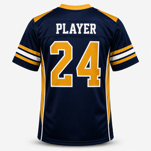 Camiseta de Fútbol Deportiva Champions para Hombre, Secado Rápido, Sublimada, Cuello Redondo, Manga Corta, Uniforme Azul de Equipo - Product Image 2