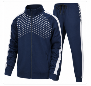 Conjunto Deportivo Premium para Hombre, Chaqueta y Pantalón con Cierre Completo, para Entrenamiento y Uso Diario, en Poliéster - Product Image 1