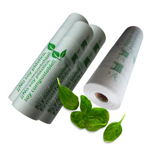 2024 Bolsas compostables en rollo Imprimibles, ecológicas, bolsas de plástico biodegradables para comestibles para venta al por mayor Proveedor de confianza de Vietnam - Product Image 5