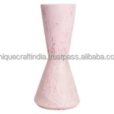 <b>Square</b> Beige Epoxy Resin <b>Vase</b> Modern Minimalist Flower Handmade Home Decor Elegant Centerpiece Durable Water Resistant Unique - Product Image 4
