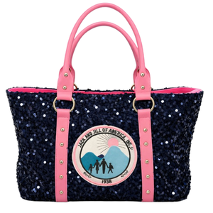 <b>Navy</b> Blue for Canvas Portable Tote Bag Spacious Weekender Travel Bag with Handle Fashion Handbag Storage <b>Accessory</b> for Women - Product Image 4