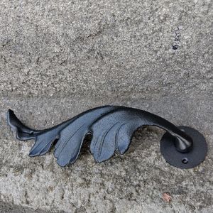 Poignée de meuble en fonte de haute qualité en forme de feuille, design traditionnel, quincaillerie durable, quincaillerie de porte moderne - Product Image 6