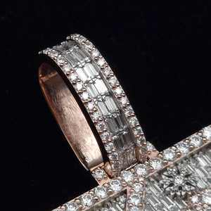 โรงงานคาเลโด รับออกแบบ 3 มิติ ชุบทอง เงินแท้ 925 ประดับเพชร VVS สี D ทรงบัส มอยส์ซาไนต์ จี้ห้อยคอ สไตล์ฮิปฮอป - Product Image 2