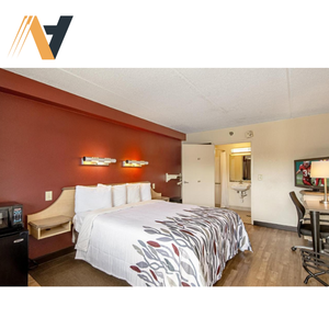 Muebles de dormitorio económicos inspirados en el hotel Red Roof - Juego de muebles de MDF+LPL para proyectos de alojamiento - Fabricante en Vietnam - Product Image 4