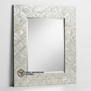 Espejo de Pared Decorativo Cuadrado Art Deco de Alta Gama, Ecológico, Hecho a Mano, con Marco de MDF para Exportación - Product Image 1