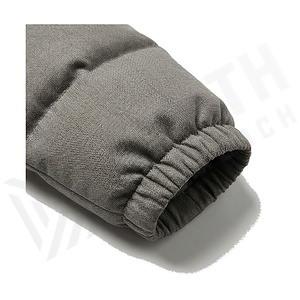 Quilted Jacket Women Winter Stand Collar Full Sleeve Polyester Filling Solid Color Zipper Closure Regular Length - Product Image 6
