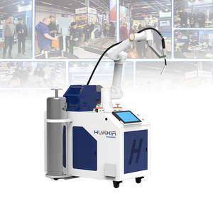 用于电机发动机钢制造的光纤激光焊接臂，用于型钢造船的1400mm编程自由机器人焊机 - Product Image 1