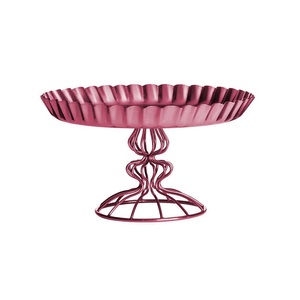 Plato de metal para pasteles con acabado de color a precio de fábrica, para exhibición de postres en fiestas y uso en la cocina del hogar, artículo de decoración de mesa, soporte para pasteles - Product Image 5