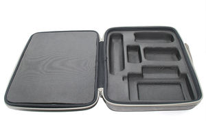 Étui carré élégant en EVA avec solution de stockage de transport moulé antichoc de grande capacité pour l'électronique comprend des inserts - Product Image 6