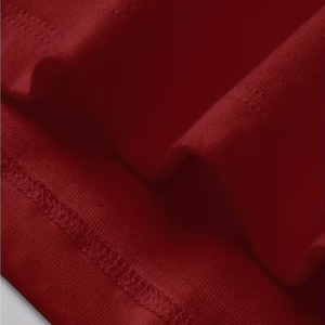 Nouveau T-shirt Homme 100% Coton Col Mock Rib Oversize Épaules Tombantes T-shirt Uni Streetwear Lourd pour Homme - Product Image 3