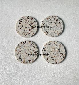 Orange Resin Eco-Friendly <b>Cup</b> Coasters Square Floral DIY Design Handmade Personalized Custom Logo Dried Flower <b>Cup</b> <b>Mat</b> Pad - Product Image 3