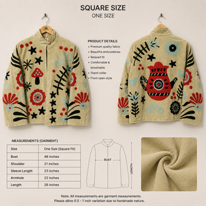 Blouson bomber réversible en velours tricoté à la main pour femme, avec logo floral brodé, en laine/nylon écologique matelassé, pour l'automne - Product Image 2
