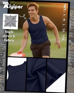 Camiseta sin mangas de algodón premium para hombre, camiseta de gimnasio sin mangas, camiseta de entrenamiento con logo personalizado, ropa deportiva para hombre - Product Image 3