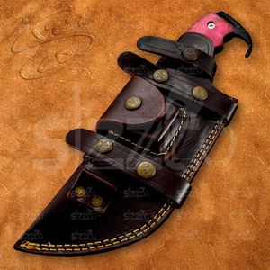 Cuchillo Tracker de Acero D2 con Recubrimiento de Polvo Negro Hecho a Mano de Primera Calidad, Cuchillo de Supervivencia y Caza Táctica de Espiga Completa, Fabricado por OEM - Product Image 4