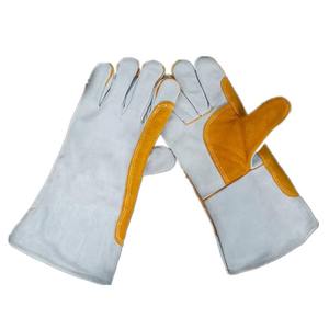 Guantes de Seguridad Industriales Largos 2026, Resistentes a Cortes, de Piel de Vaca, para Hombre, con Logotipo Personalizado, Hechos en Pakistán - Product Image 1
