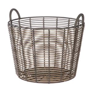 Panier de rangement contemporain en maille métallique, organisateur de placard durable - Product Image 6