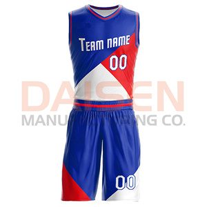 Ensemble d'uniformes de basketball personnalisés légers en tissu polyester respirant à séchage rapide, maillot et short imprimés par transfert thermique - Product Image 2
