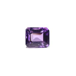 Loose 8.1 Carat Heart Cut Amethyst Gemstone-Faceted 6mm for Fine Jewelry - Product Image 1