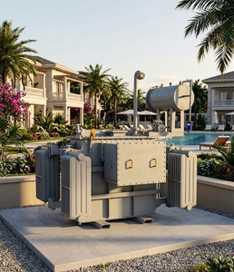Transformador de Distribución Refrigerado por Aceite de 11kV a 33kV, 3150 kVA, 50Hz, ONAN Dyn11, Intercambiador de Tomas de Corriente de Cobre Fuera de Carga - Product Image 1