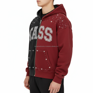 Sweat à capuche unisexe uni personnalisé OEM en gros - Product Image 4