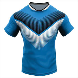 Nuevo Conjunto de Uniforme de Rugby Personalizado para Hombre, Antibacterial, con Logotipo Frontal Sublimado, Manga Corta, para Entrenamiento Escolar/Club - Product Image 2