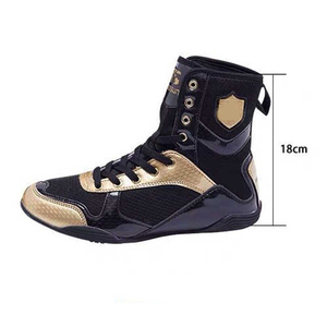 Chaussures de boxe pour hommes, vêtements de sport d'intérieur, légères, pour la compétition, l'entraînement, la lutte, la boxe et les sports de combat. - Product Image 2