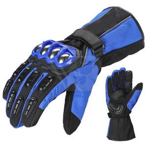 Gants de moto en cuir unisexes, protection des doigts entiers, écran tactile, poignées pour la course sur route, le cyclisme, l'escalade, le motocross - Product Image 4