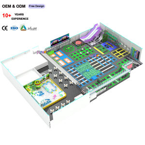 สวนแทรมโพลีนขนาด<span class=keywords><strong>ใหญ่</strong></span>สั่งทำพิเศษสำหรับขาย พร้อมสไลเดอร์หิมะและผนังปีนเขาสำหรับสวนสนุก ศูนย์รวมความบันเทิงสำหรับครอบครัวในห้างสรรพสินค้า - Product Image 1