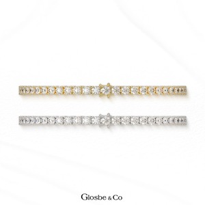 OEM/ODM Supported Glosbe Co Luxury 18K White <b>Gold</b> <b>Bangles</b> Everyday Wear Viet Nam Natural Diamond Tennis Bracelet 2mm - Product Image 5