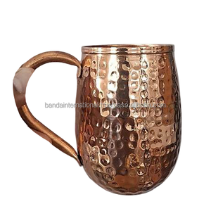 Pure <b>Copper</b> Drinking Hammered Mug With <b>Handle</b> And Polish Finished For Drinking And <b>Kitchen</b> Use <b>Copper</b> Mug Leak-Proof - Product Image 6