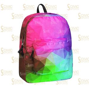 Mochila Personalizada de Diseño Moderno, Unisex, con Cierre de Cremallera, para Uso Diario, con Bolsillo Lateral de Malla, de 20-35L - Product Image 5
