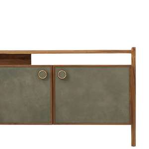 Consola de TV de Madera de Lujo con Cajones, Mueble Multimedia de Madera Sólida Premium para Sala de Estar, Ecológico y Duradero para Sala de Estar/Dormitorio - Product Image 3