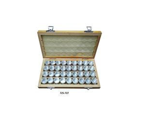 Latas de aluminio de alta calidad, 36 piezas en caja de madera, para la fabricación de joyas, venta al por mayor, precio más bajo, mejor producto para joyería. - Product Image 1