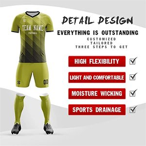 ชุดแข่งขันฟุตบอลแบบกำหนดเองสำหรับทีมมืออาชีพกางเกงขาสั้นเสื้อกีฬาเกรดพรีเมี่ยมส่งออก - Product Image 2