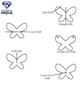 Abalorios de ónix negro natural tallados a mano con forma de mariposa, figuras de ónix hechas a mano para la fabricación de joyas, precio al por mayor. - Product Image 6