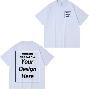 220G Combed Pure Men's T-Shirt Short Sleeve O-Neck Regular Fit Breathable Quick Dry Eco-Friendly Casual Trendy - Product Image 1