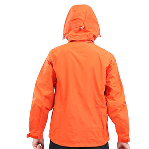 Vestes coupe-vent en polyester à fermeture éclair pour hommes, style hip-hop, logo personnalisé, streetwear, vêtements d'extérieur à capuche pour hommes - Product Image 5