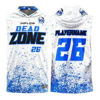 Maillot de football américain pour adultes, style 7v7, uniformes personnalisés sublimés pour l'entraînement des joueurs, respirant, séchage rapide, nom de l'équipe sur le devant