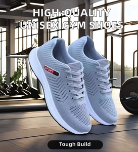 Chaussures de course unisexes SPORTABU en mesh noir, légères, avec semelle intermédiaire en EVA et semelle extérieure en caoutchouc, pour l'été, le fitness et les tenues décontractées - Product Image 3